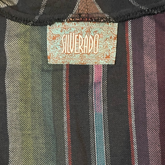 Silverado Colorful Serape Western Cardigan Jacket - Picture 6 of 6